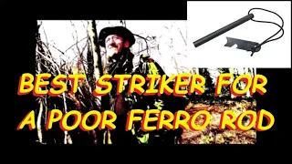 HSS  STRIKERS FOR HOTTER SPARK SHOWER (ferro rod)...bexbugoutsurvivor