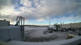 ted stevens international airport, alaska - time lapse