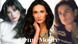 Demi Moore, the jet-black-haired beauty