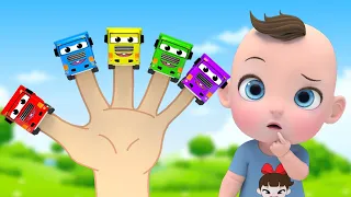 Learn Color with Finger Family Song 핑거패밀리 손가락가족 송 트럭 장난감 라임이랑 영어동요 노래불러요 Nursery rhymes