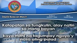 DepEd Bulacan March with Lyrics