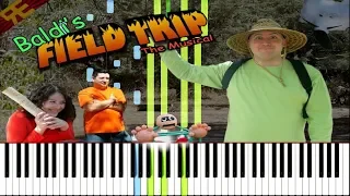 BALDI'S FIELD TRIP: THE MUSICAL - Random Encounters [Synthesia Piano Tutorial]