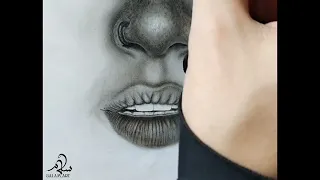 طريقة رسم الفم  Method of drawing the mouth