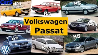 Фольксваген Пассат Б1 Б2 Б3 Б4 Б5 Б6 Б7 Б8 Смена поколений 1973-2022 Эволюция. Все поколения