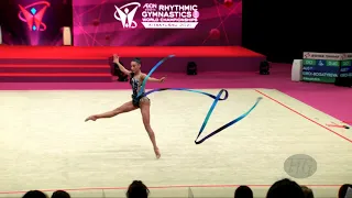 KIROI-BOGATYREVA Alexandra (AUS) - 2021 Rhythmic Worlds, Kitakyushu (JPN) - Qualifications Ribbon