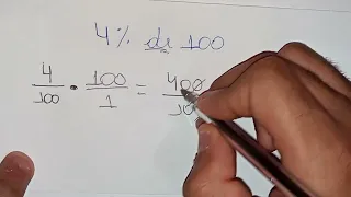 4% de 100 - Porcentagem - Como calcular?