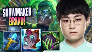 SHOWMAKER IS READY FOR BRAND MID! - DK ShowMaker Plays Brand MID vs Ahri! | Season 2022