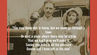 Part 41 Bonnie Parker's Life Story Lover Poet Outlaw Bonnie & Clyde