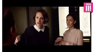 When your Godmother is a b**ch but you can't say anything - Fleabag: Episode 5 - BBC Three