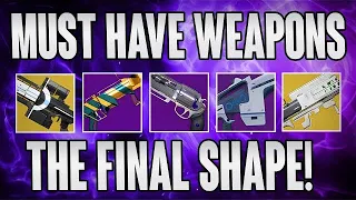 Destiny 2 Get These Weapons Before The Final Shape (Meta weapons)