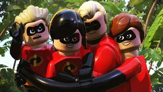 Lego The Incredibles - All Cutscenes (Game Movie)