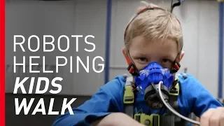 Helping Kids With Cerebral Palsy Walk with Wearable Robots