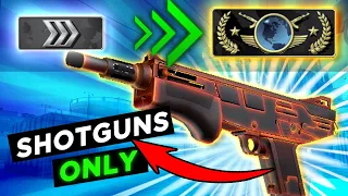 Road to Global Elite with SHOTGUNS ONLY!