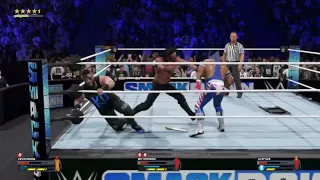 WWE 2K24 - Kevin Owens vs. Rey Mysterio vs. AJ Styles