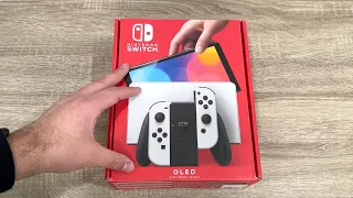 Nintendo Switch OLED Console Unboxing