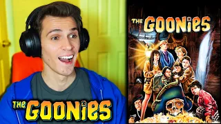 First Time Watching *THE GOONIES (1985)* Movie REACTION!!!
