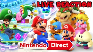 WE MARIO FANS EATING GOOD! | Nintendo Direct 6.21.23 Live Reaction!