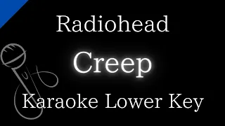 【Karaoke Instrumental】Creep / Radiohead【Lower Key】