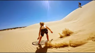 Sand Dune Surfing in California