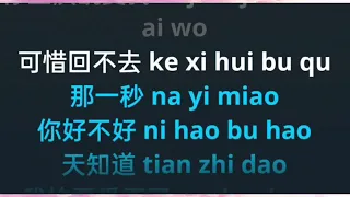 Ni Hao Bu Hao 你好不好 by Ding Fu Ni female karaoke (req)