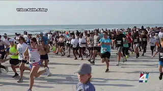 Hundreds of runners hit the sand at Jacksonville Beach to spread kindness, combat bullying