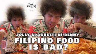 FILIPINO FOOD IS BAD? FILIPINO SPAGHETTI NI BENNY #filipinofood