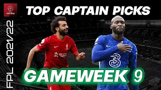 FPL CAPTAIN PICKS GAMEWEEK 9 | Fantasy Premier League Tips 2021/22