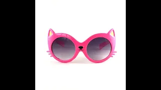 Детские мультяшные солнцезащитные очки kilig в форме кошки, милые розовые для детей с защитой uv400