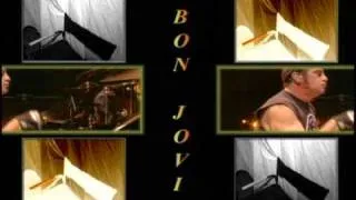 Bon Jovi back stage