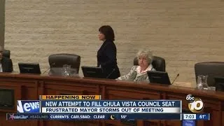 Chula Vista's mayor storms out of City Council meeting
