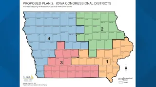 2nd set of Iowa redistricting maps released, Legislature set for Oct. 28 vote