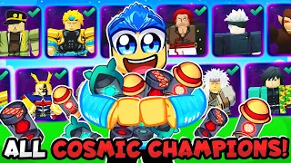 I ACTUALLY GOT EVERY COSMIC CHAMPION IN ANIME CHAMPIONS SIMULATOR!