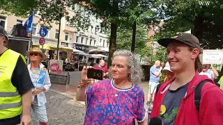 13 08 2022 Demo/Aufzug Hamburg/Harburg