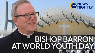 Bishop Barron at World Youth Day | EWTN News Nightly