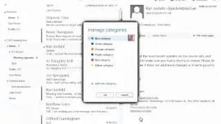 Categories - Office 365 Outlook Web App - Email