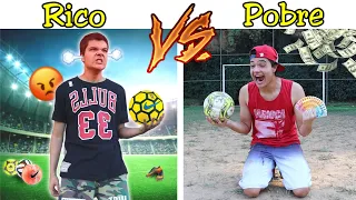 RICO VS POBRE NA ESCOLA #44 - RICO PERDEU NO FUTEBOL !!