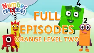 @Numberblocks- Orange Level Two | Full Episodes 11-13 | #HomeSchooling | Learn to Count #WithMe