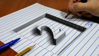 3D Trick Art On Line Paper, Number 2