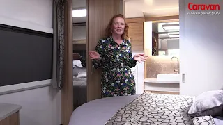 Review of the luxurious, island-bed Bailey Alicanto Grande Evora caravan