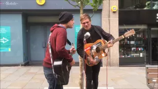 BRADFORD BUSKER (Frankie Porter) & Kingsley George sing "The Sound Of Silence"