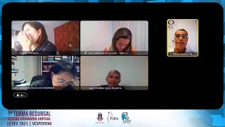 1ª Turma Recursal | Sessão Ordinária Virtual | 22 Fev. 2021- Vespertino