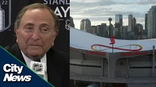 NHL commissioner pushes for new arena in Calgary