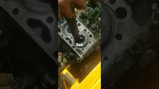 Fixing of piston set in liners || VOLVO EC290CL engine (Ses)