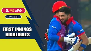 3rd ODI | First Innings Highlights | Afghanistan Tour Of Sri Lanka | 30th November 2022