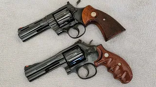 Colt Python vs. Smith & Wesson 586 357 magnum
