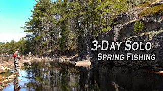 3-Day Solo Wilderness Spring Fishing Trip For Blood Red Trout