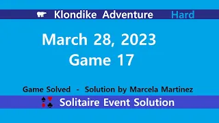 Klondike Adventure Game #17 | March 28, 2023 Event | Hard