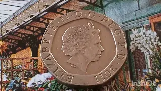 $ 25.000.00 👈 Rare and Expensive  coin Great Britain Queen Elizabeth II Twenty Pence 2011