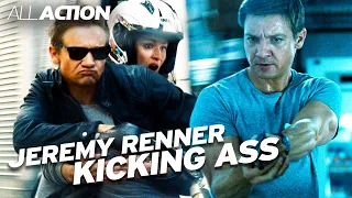 Jeremy Renner Kicking Ass | The Bourne Legacy | All Action