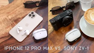 Сравнение камер Sony ZV-1 и iPhone 12 Pro Max